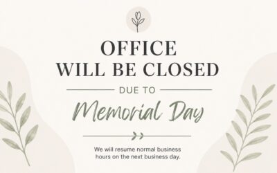 The ACA WSO Office will be closed on 25th May